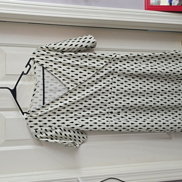 Black and white dress sz lg - Picture 1 of 8